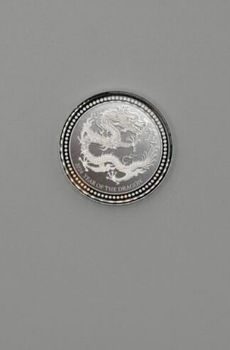 2024 Samoa 1/2 oz Silver 1 Tala Year of the Dragon BU