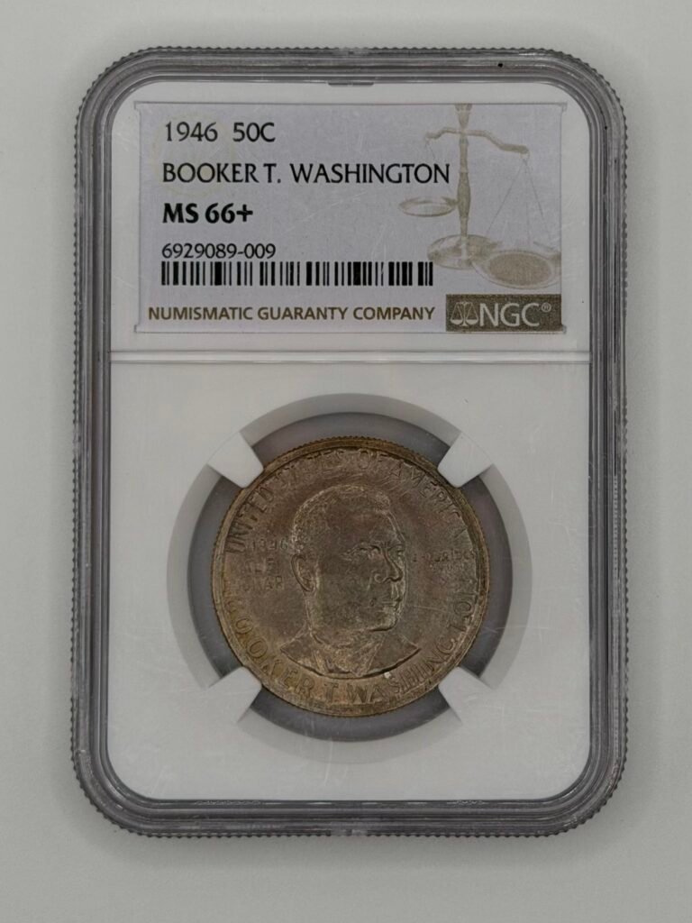 1946 Booker T. Washington Half Dollar (MS-66+) NGC