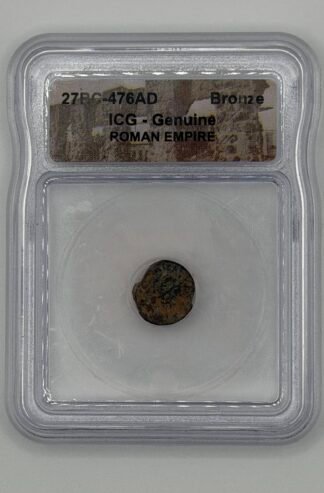 27BC-476AD Bronze (ICG Genuine) Roman Empire Coin