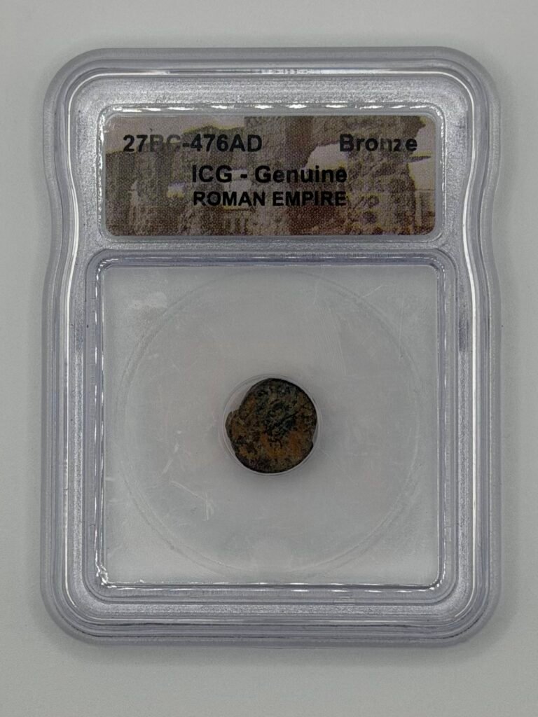 27BC-476AD Bronze (ICG Genuine) Roman Empire Coin