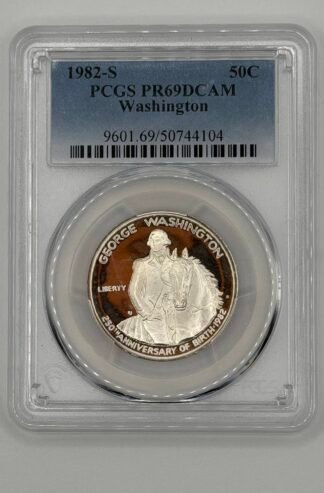1982-S 50c Proof George Washington Silver Half Dollar PCGS PR 69 DCAM