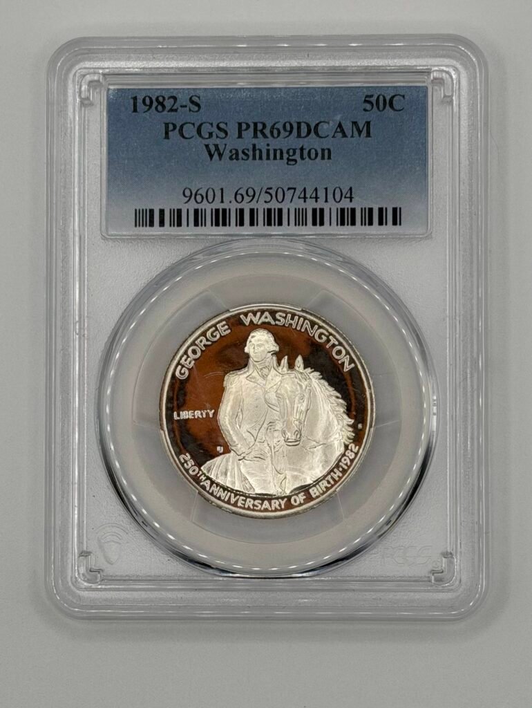 1982-S 50c Proof George Washington Silver Half Dollar PCGS PR 69 DCAM