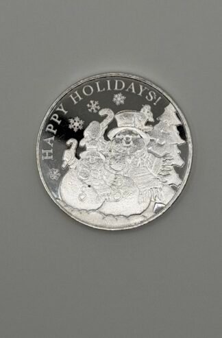 1 oz .999 Silver - Season Greetings Snowman