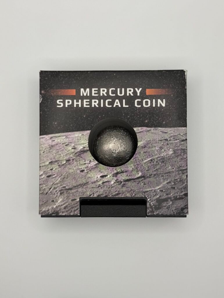 2022 Barbados 1 oz .999 Silver Mercury Planet Sphere Coin (Limited Mintage)