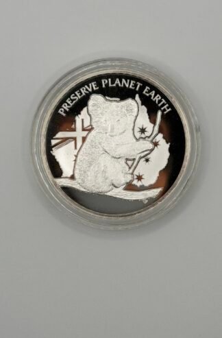2020 Niue 2 oz Silver Proof NSW Wildlife Koala Fire Rescue