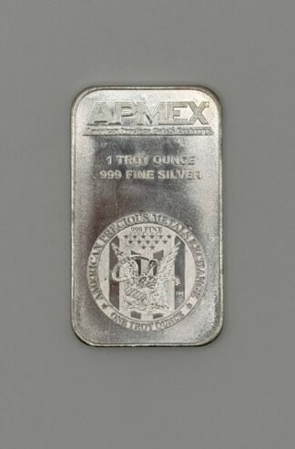 1 oz Silver Bar - APMEX