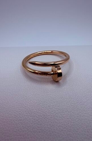 Authentic Cartier Yellow Gold Small Model Juste Un Clou Ring (18k Gold)