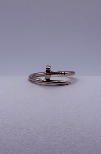 Authentic Cartier White Gold Small Model Juste Un Clou Ring (18k Gold)
