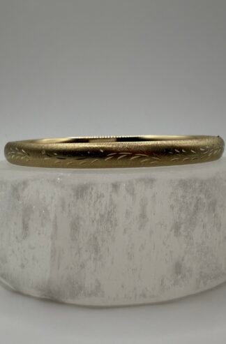 14k Yellow Gold Bracelet with Adjustable Clasp Feature