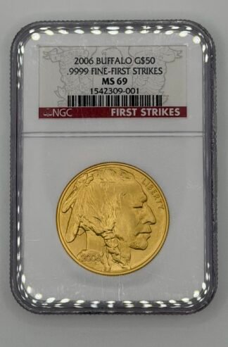 2006 1 oz Gold Buffalo MS-70 NGC (First Strikes)