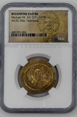 Michael VII, AD 1071-1078 BYZANTINE EMPIRE AV/EL Hist. Nomisma Gold Coin (NGC)