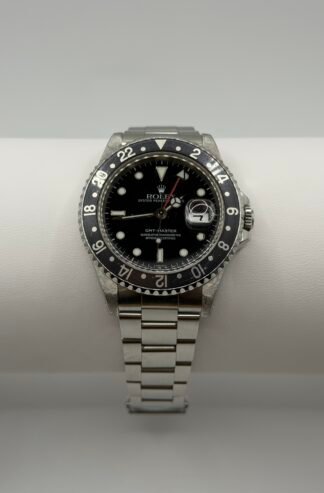 Rolex GMT Master 16700 (40MM) Date Black Stainless Steel Oyster Watch