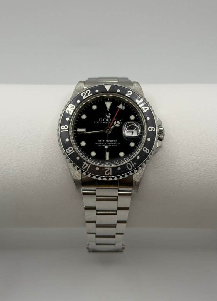 Rolex GMT Master 16700 (40MM) Date Black Stainless Steel Oyster Watch