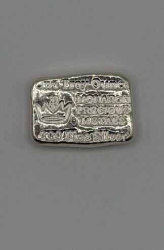 Monarch Hand Poured 1 Ounce Silver Bar - .999 Pure