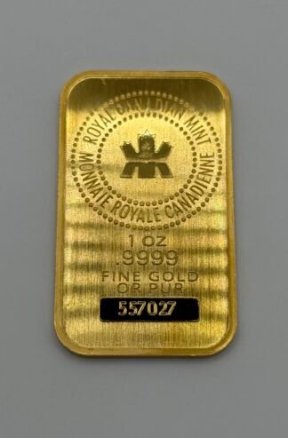 1 oz Gold Bar - Royal Canadian Mint (Classic Assay)