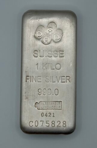 1 Kilo Silver Bar - PAMP Suisse (Serialized)