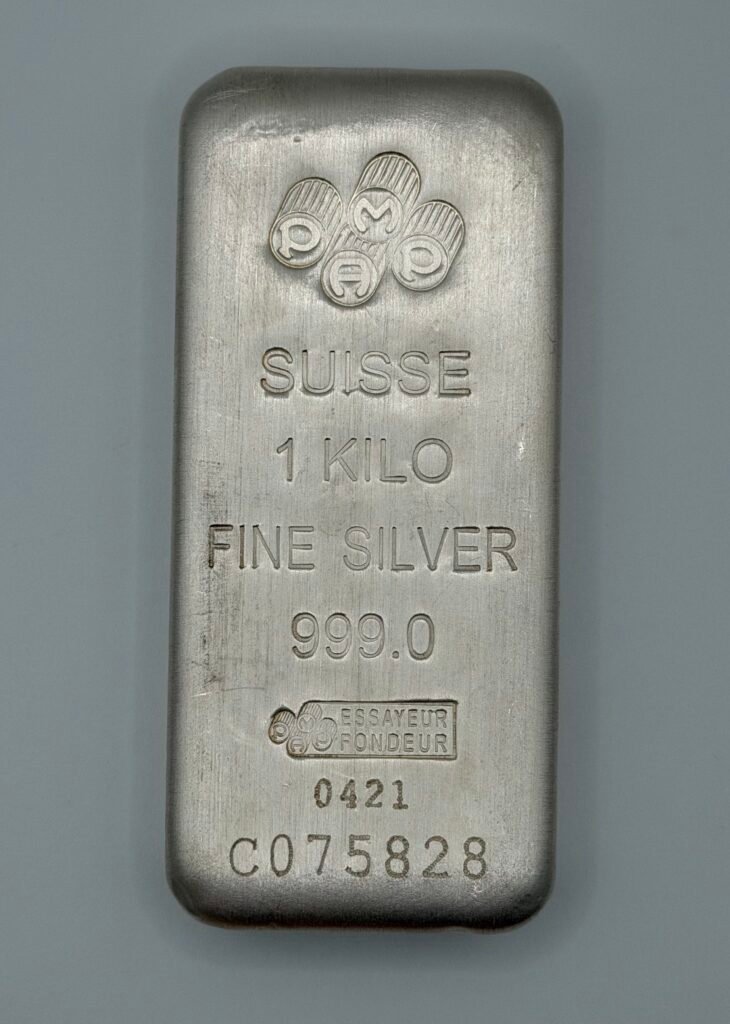 1 Kilo Silver Bar - PAMP Suisse (Serialized)