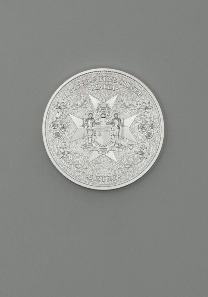 2023 Malta 1 oz Silver 5 Euro Golden Eagle BU