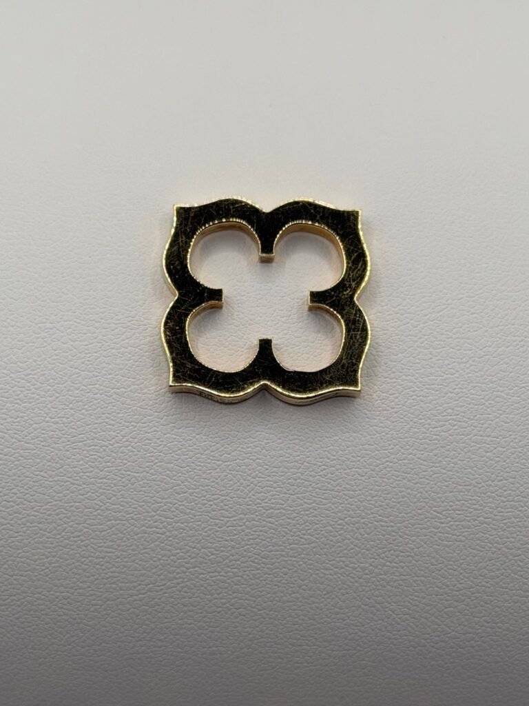 (Cartier) C Flat Pendant -18K Yellow Gold