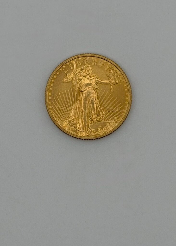 1/4 oz American Gold Eagle Coin BU (Random Year) Type 2