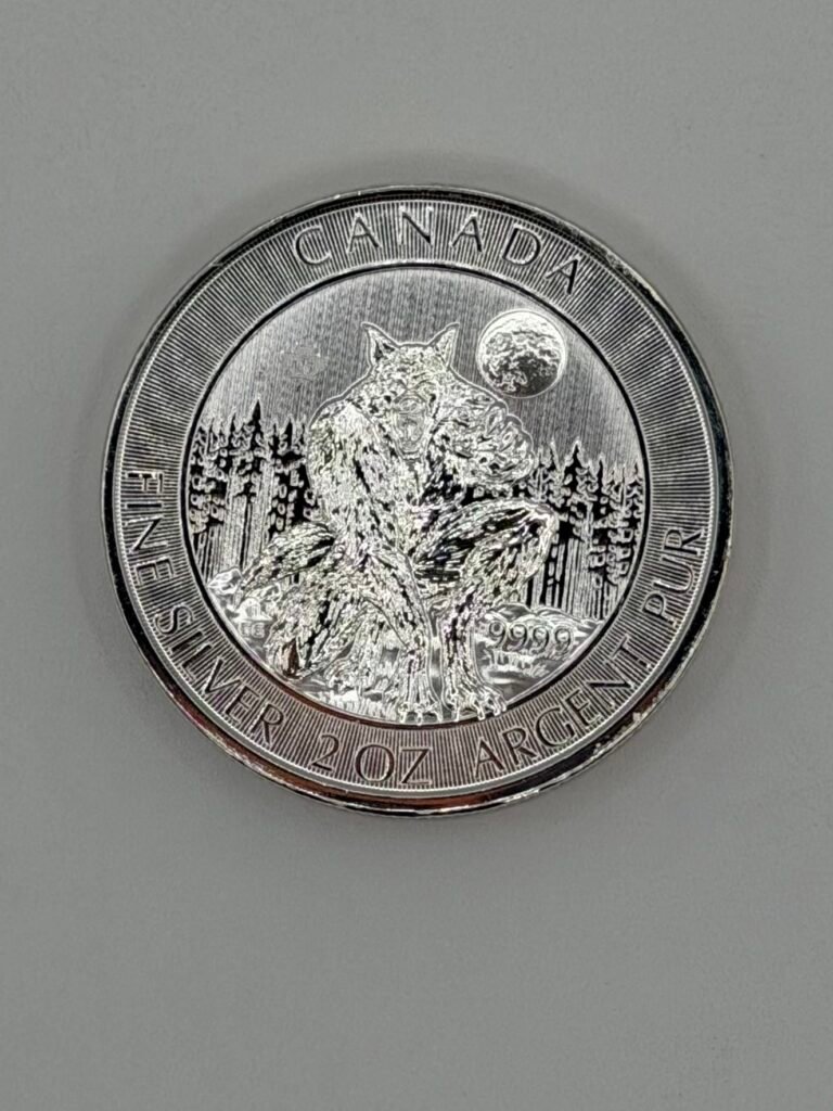 2021 Canada 2 oz .9999 Silver Creatures of the North Werewolf Coin