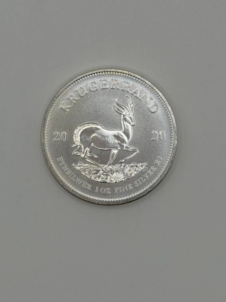 South Africa 1 oz Silver Krugerrand BU Coin