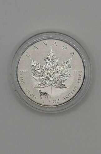 2018 Canada 1 oz Silver Maple Leaf Lunar Dog Privy BU
