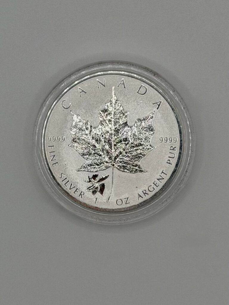 2017 Canada 1 oz Silver Maple Leaf Moose Privy Reverse Proof