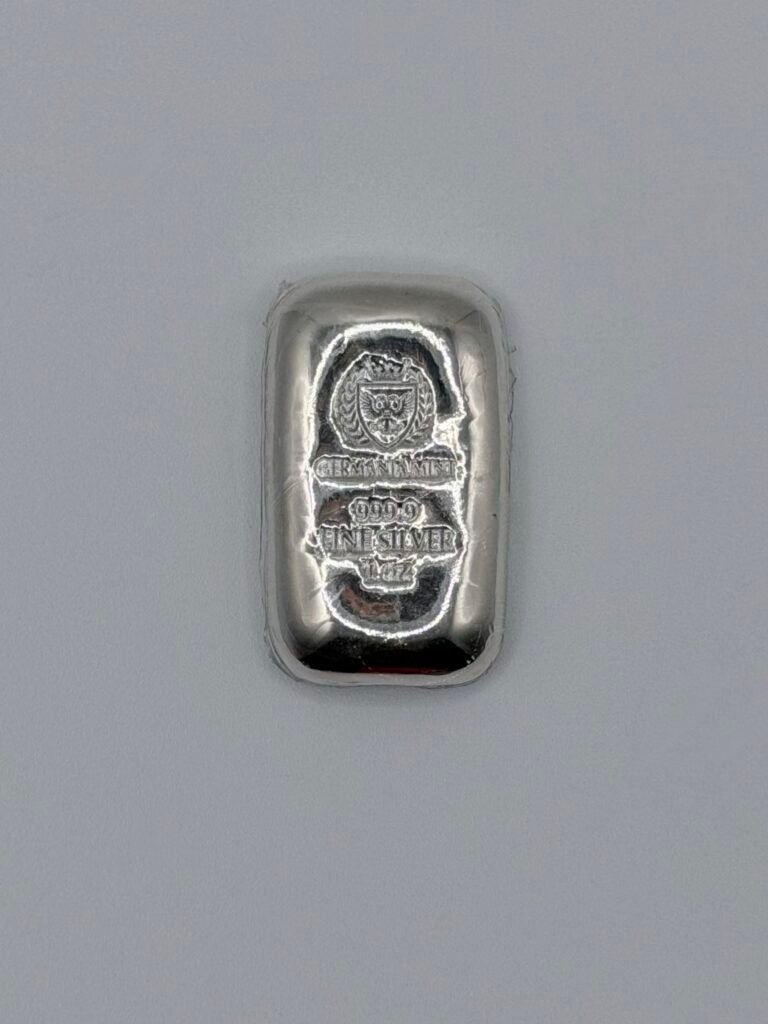 1 oz Silver Bar - Germania Mint (Serialized)