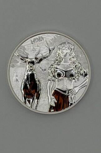 2022 Germania Mint Valkyries Ostara Silver Coin with COA
