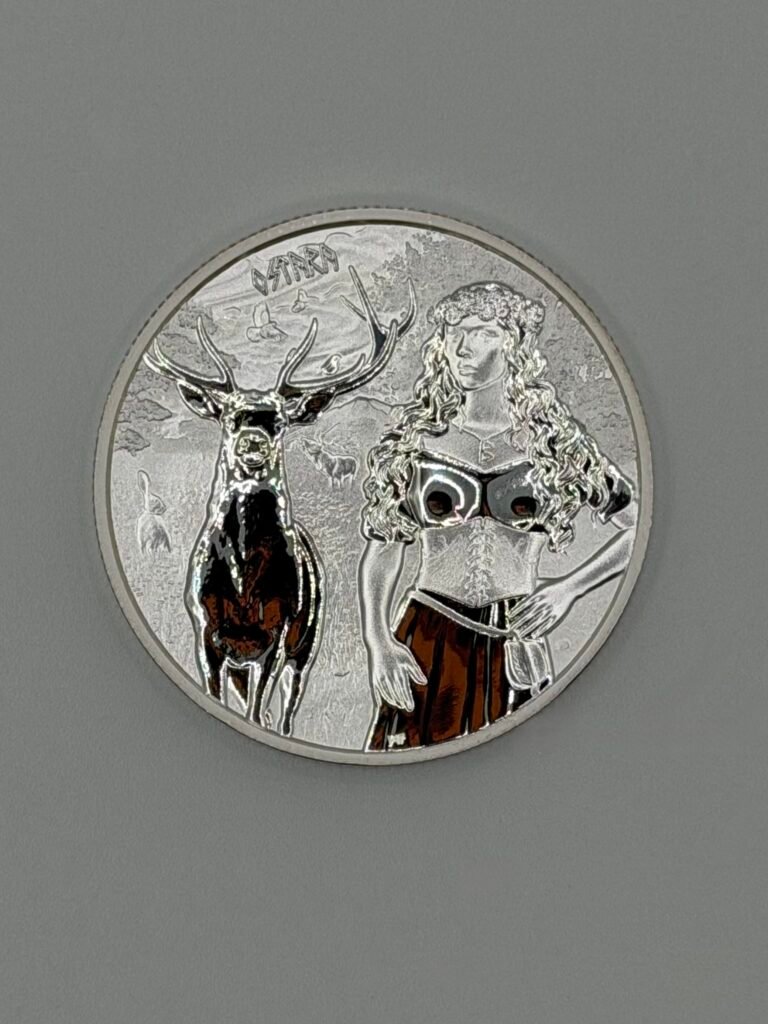 2022 Germania Mint Valkyries Ostara Silver Coin with COA