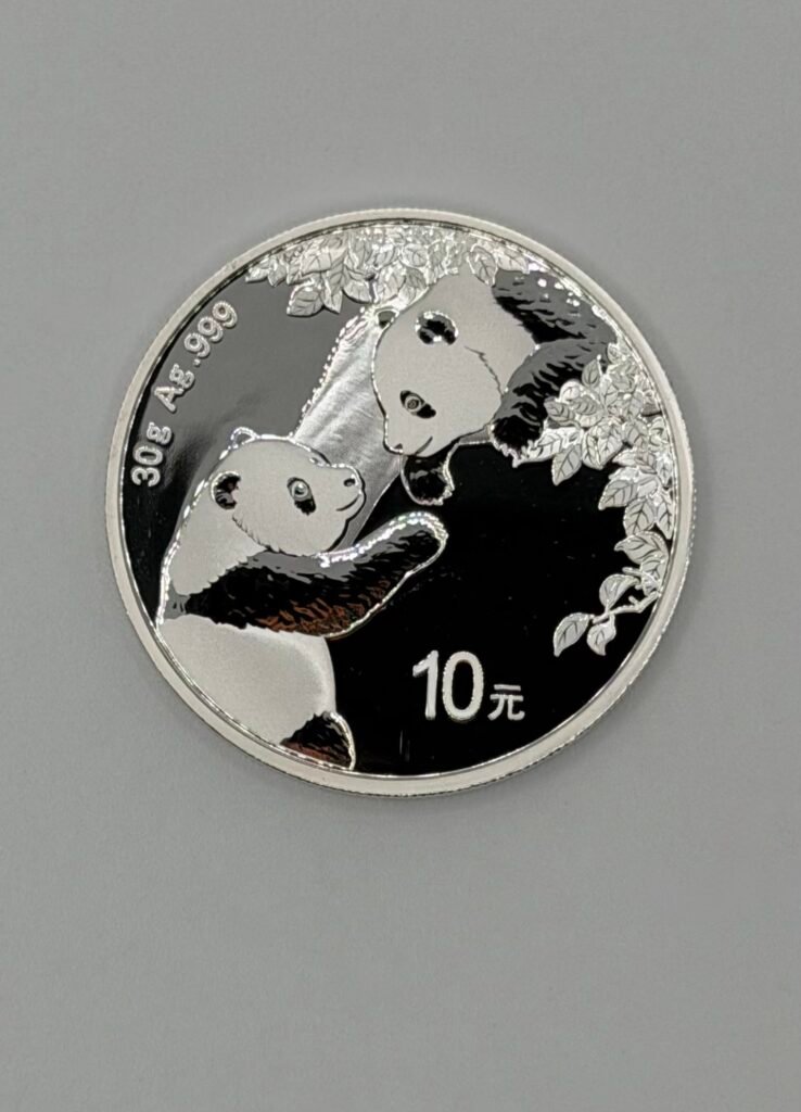 China 30 gram Silver Panda BU (In Capsule) (Random Date and Design)
