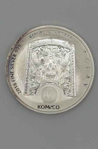 South Korea 1 oz .999 Silver Coin BU (Random Date and Design)