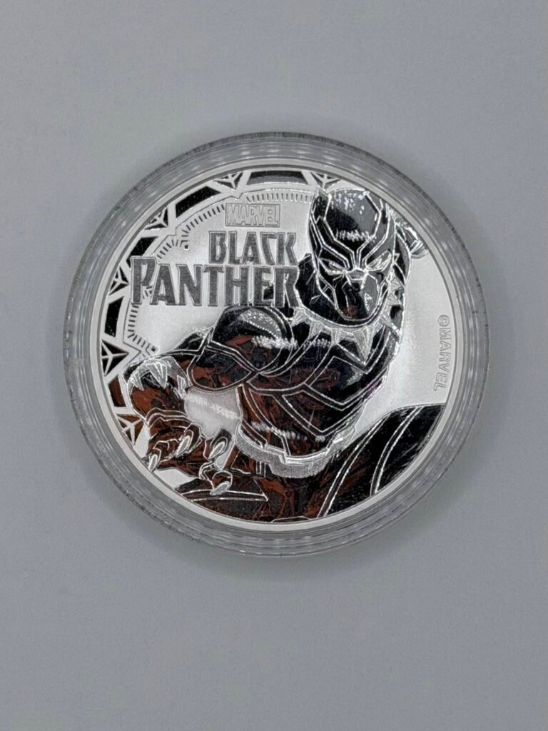 2018 Tuvalu 1 oz Silver $1 Marvel Series: Black Panther BU
