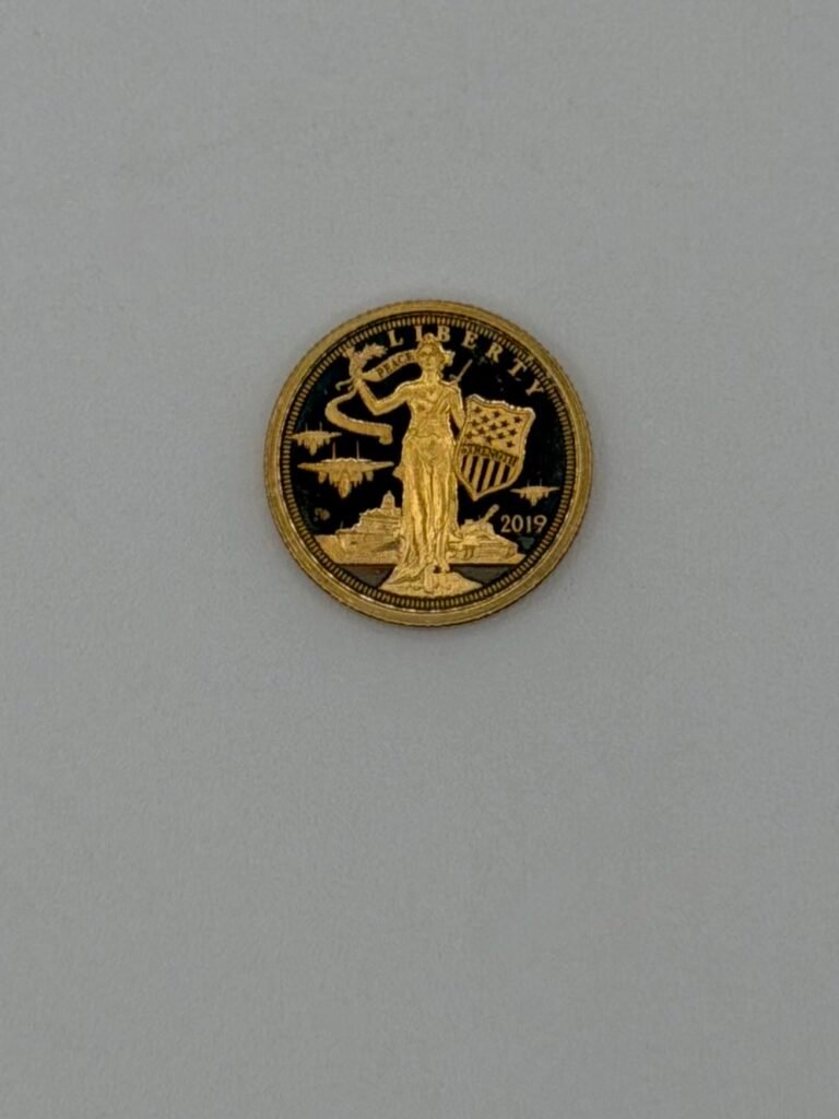2019 Cook Island $5 1/10 oz .24 Pure Gold Coin