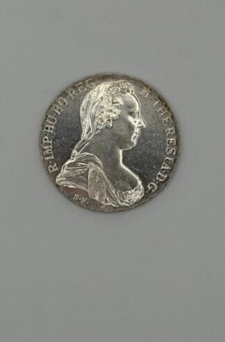 1780 Austria Maria Theresa Silver Thaler .833 Coin
