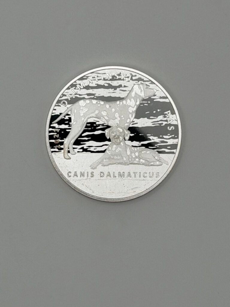 2021 Croatia 1 oz Silver Dalmatian BU
