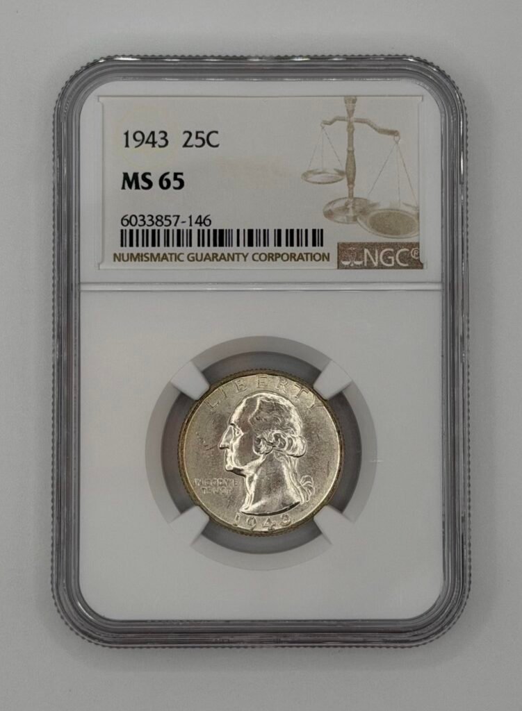 1943 Washington Quarter (MS-65 NGC)