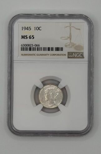 1945 Mercury Dime MS-65 NGC