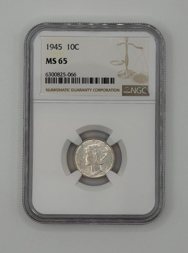 1945 Mercury Dime MS-65 NGC